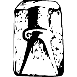 Inscribed stone stela