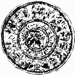 Figured plate roundel 02