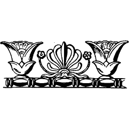 Lotus and palmette frieze border
