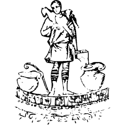 Figure with sheep