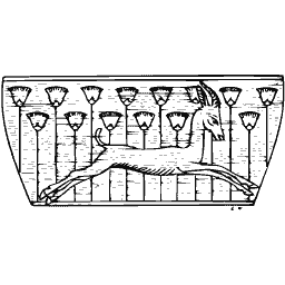 Lotus frieze panel