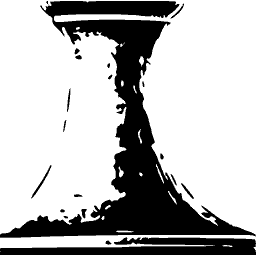 Flaring pedestal foot