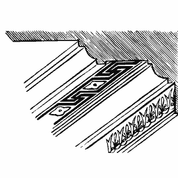 Key fret cornice