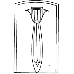 Lotus bud column panel