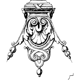 Pendant keystone ornament