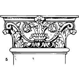 Foliate console capital 01