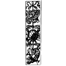 Foliate pilaster strip 07