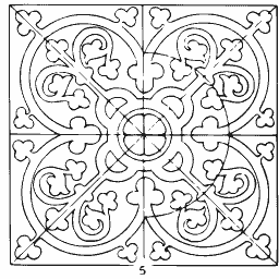 Foliate tracery panel 02