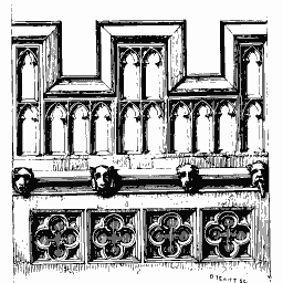 Arcaded wall panel