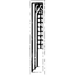 Arcaded panel strip