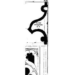 Moulding section with panel