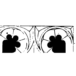 Trefoil headed panels