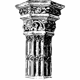 Gothic capital and shaft