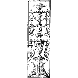 Foliate pilaster panel