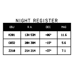 Observatory record 22