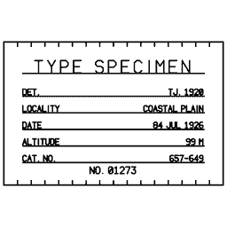Specimen label 02
