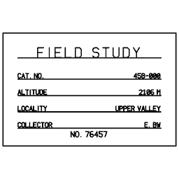 Specimen label 04