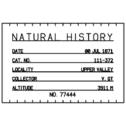 Specimen label 06