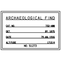 Specimen label 29