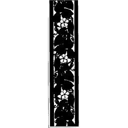 Small-flower border strip