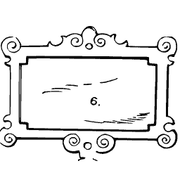 Scrolled cartouche frame 01