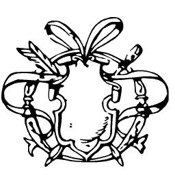 Ribboned cartouche