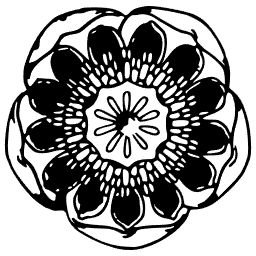 Petal rosette design - Étude de la Plante - 1903