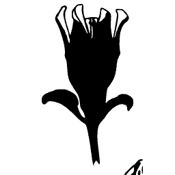 Stylised bell flower
