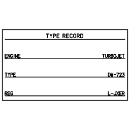 Aircraft identification plate 09