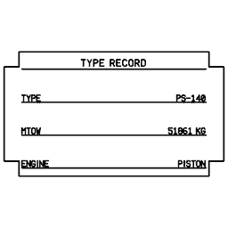 Aircraft identification plate 19