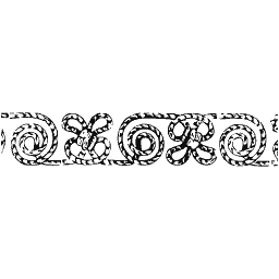 Scrolled border band