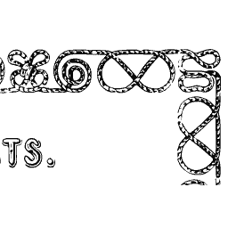 Rope knot corner