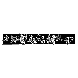 Flower border strip