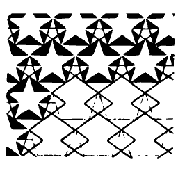 Star band over diamond lattice
