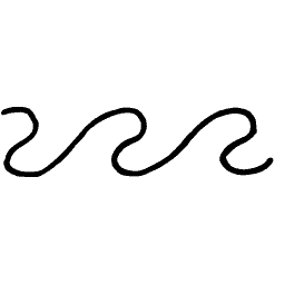 Serpentine wave line