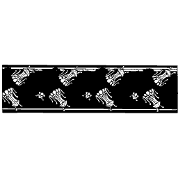 Upright sprig border strip - La Plante et ses Applications Ornementales - 1896