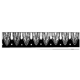 Petal fringe border - Examples of Chinese Ornament - 1867
