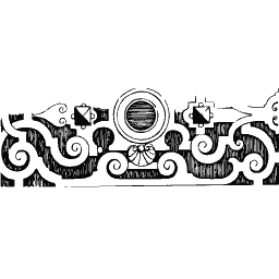Rococo border strip