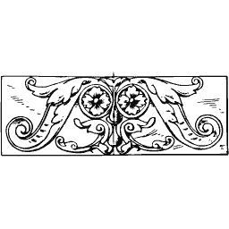 Scrolled frieze panel 01