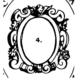 Scrolled oval cartouche 01