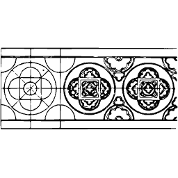 Roundel border strip