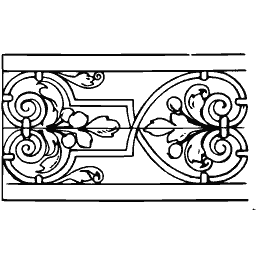 Foliate frieze panel 02