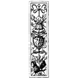 Figured pilaster strip