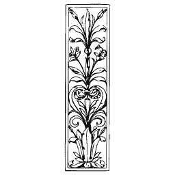 Foliate pilaster strip 10