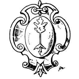 Scrolled oval cartouche 03
