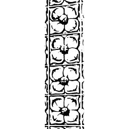 Rosette strip border