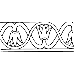 Lotus wave border