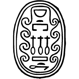 Cartouche with signs
