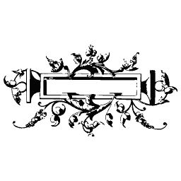 Blank tablet between scrolls