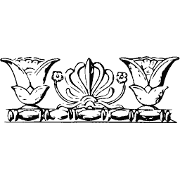 Lotus frieze border